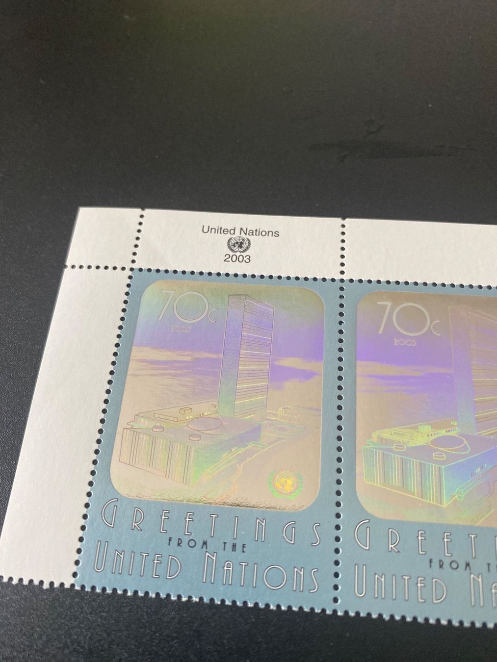 Alle Briefmarken: UN Briefmarken 2003,  70c  4er Streifen  postfrisch – Neu (gemäss Beschreibung) aus Niederrohrdorf von park5 2