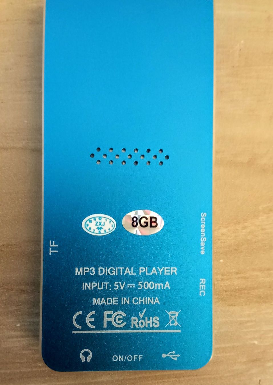 Lettore multimediale portatile: MP3 Player / Metall Blau – Usato da Liebefeld venduto da CD-Urs 2