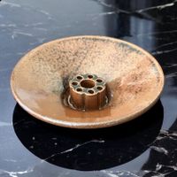 Vase pique fleur grès brutaliste Daniel MONTMOLIN Taizé
