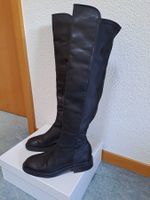 Langer Lederstiefel, NP 469.--, Gr. 38,, mit Einsatz