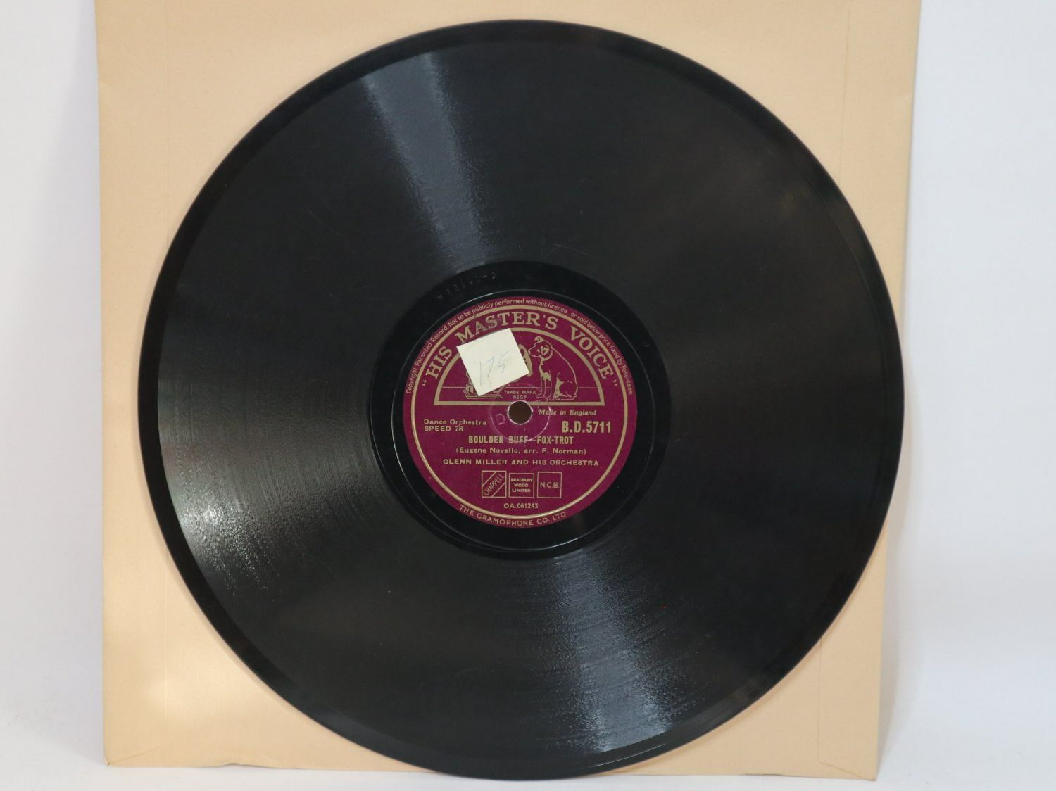 Schallplatten: Schellack Glenn Miller Boulder Buff Schellackplatte – Gebraucht aus Eschenbach SG von Astalavista 1
