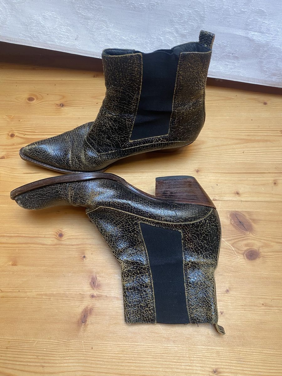 Miu Miu Scarpe da donna: Miumiu Santiags Leder Stiefeletten – Usato da Rehetobel venduto da Norea69 2