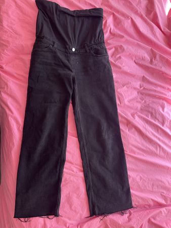 Schwangerschafts Jeans Schwarz Mango