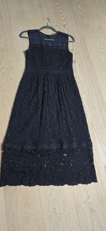 Hallhuber Kleid, dunkelblau, Grösse 36 festlich,