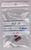 Widerstände 10 Ω - ±5% - 2 Watt - NEU - 1 Stk.