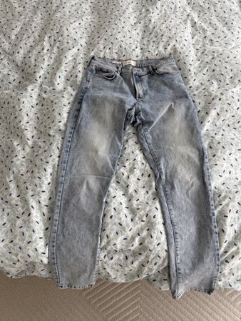 Mango Jeans, helle Waschung, Grösse 38
