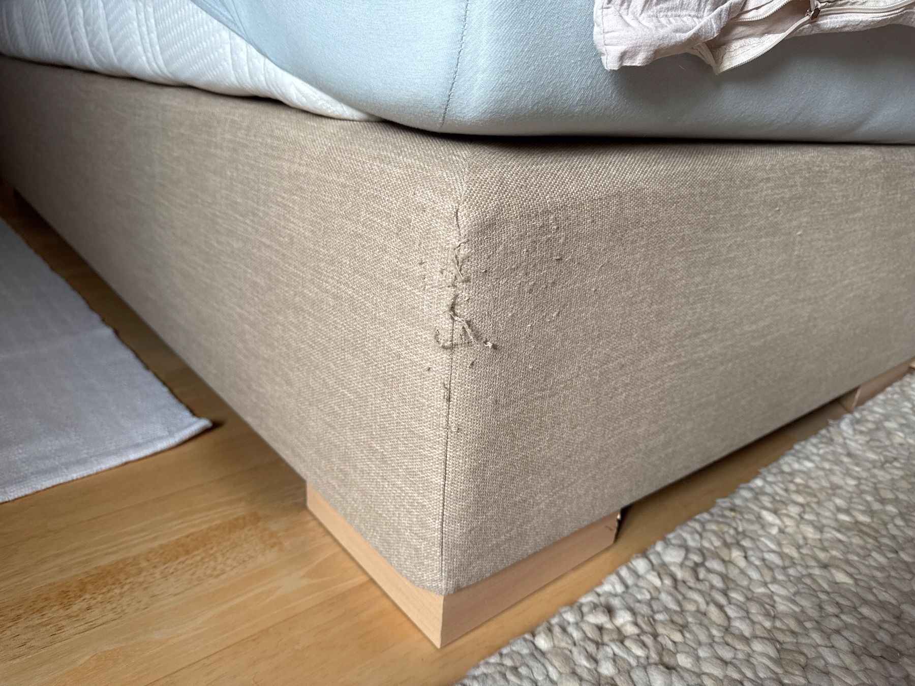 Lits: Boxspring Bett 180 x 200 cm beige/sand – D'occasion à Sennwald par CountryLife 4