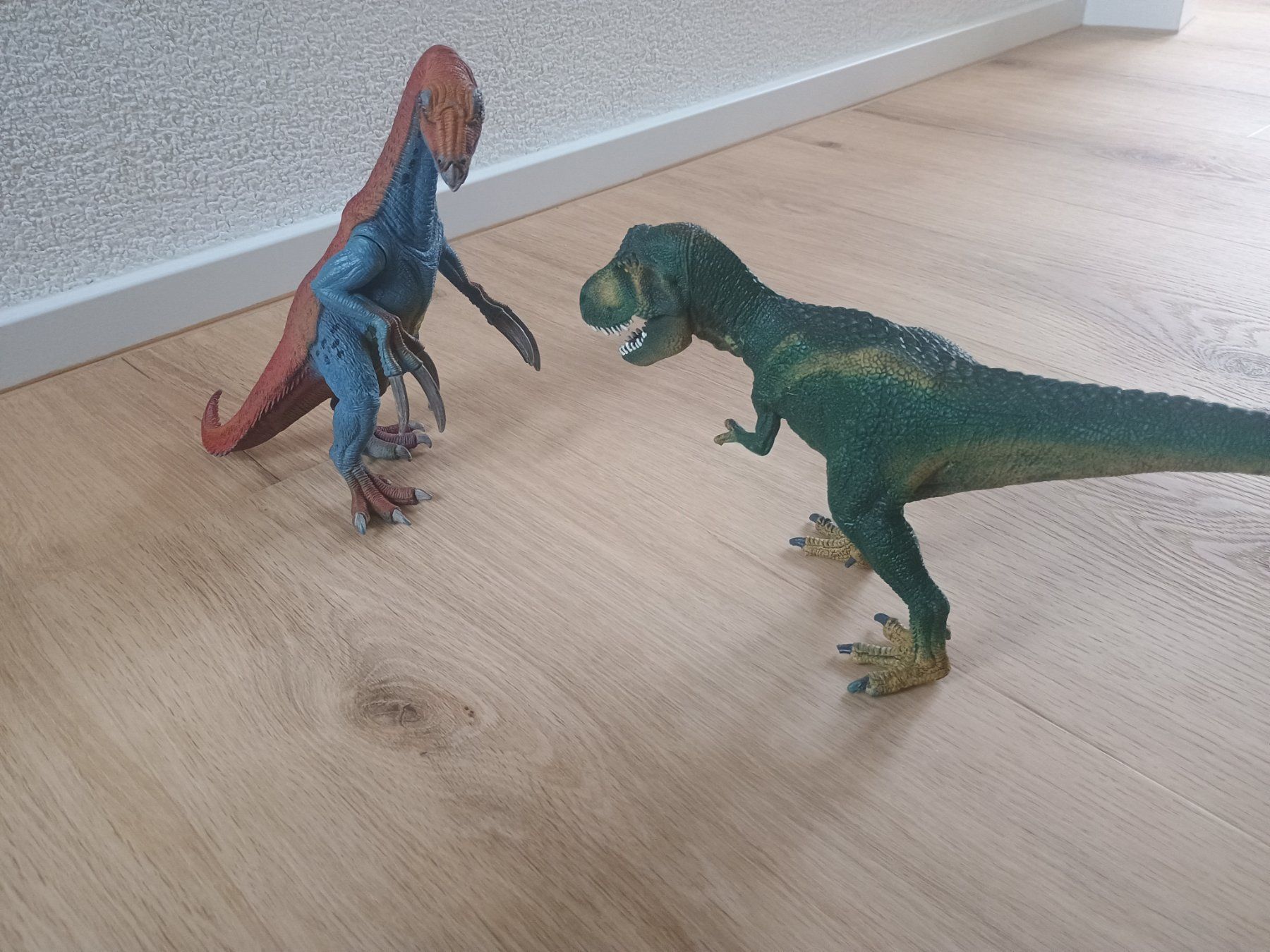 Schleich Giocattoli: Schleich Dinos - T-Rex & Therizinosaurus – Usato da St. Gallen venduto da StBe1985