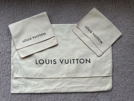 3 Louis Vuitton Staubbeutel