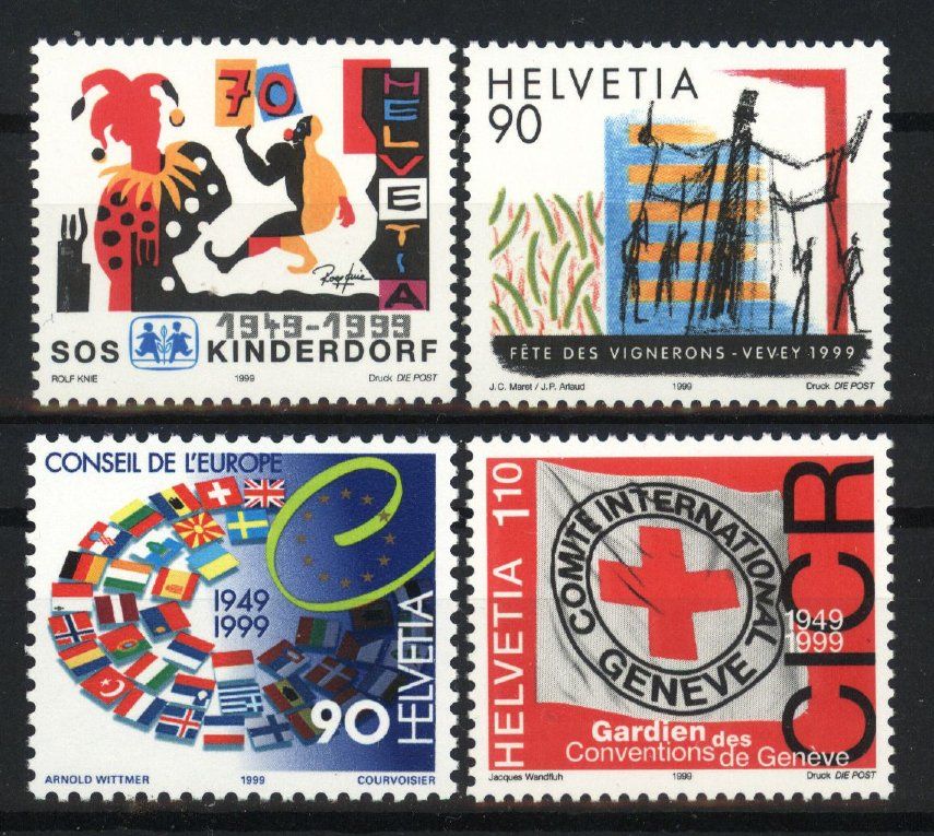 Tutti i francobolli: 1999, Sonderpostmarken ** – Usato da Willisau venduto da Vollstempel