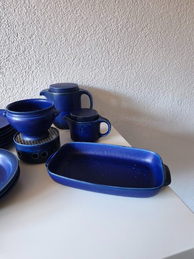 Set di piatti: Geschirrset Langenthal Blue Ocean Schale Kanne Teller... – Usato da Toffen venduto da Immo-Erben 6