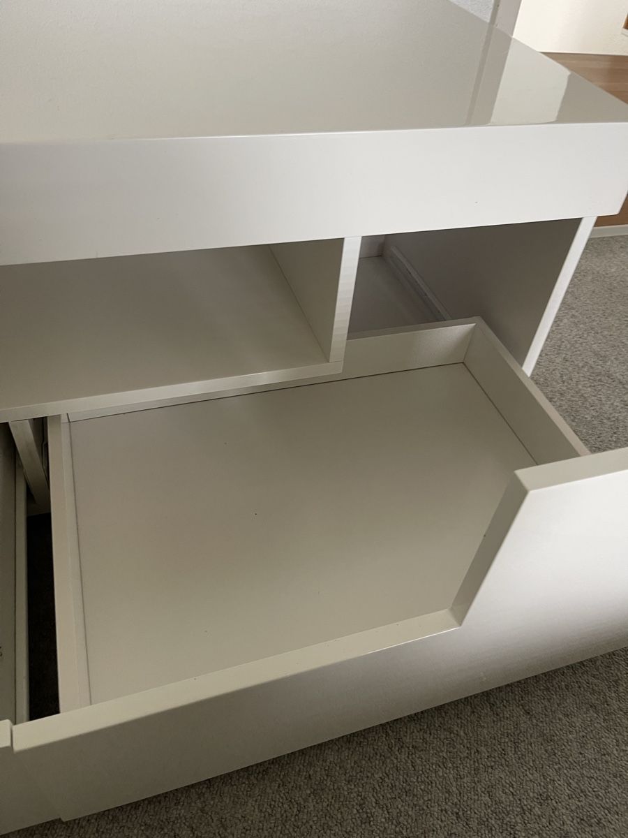 Meubles TV: TV Sideboard hochglanz weiss – D'occasion à Dorf par Leony22 5
