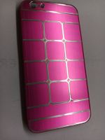 iPhone 6/6s Hülle pink Alu Case Schutzhülle Bumper Cover