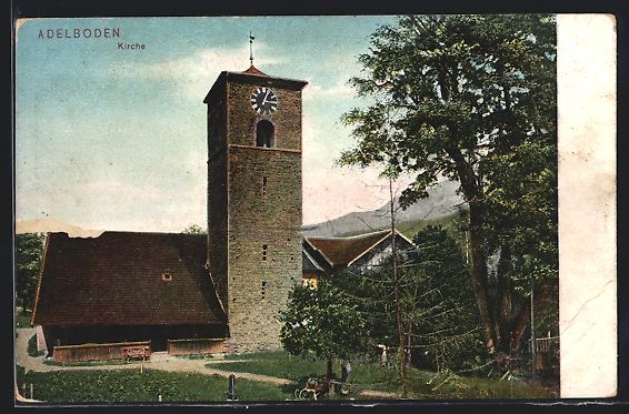 Cartes postales: AK Adelboden, Kirche – D'occasion à Berlin par bartko-reher