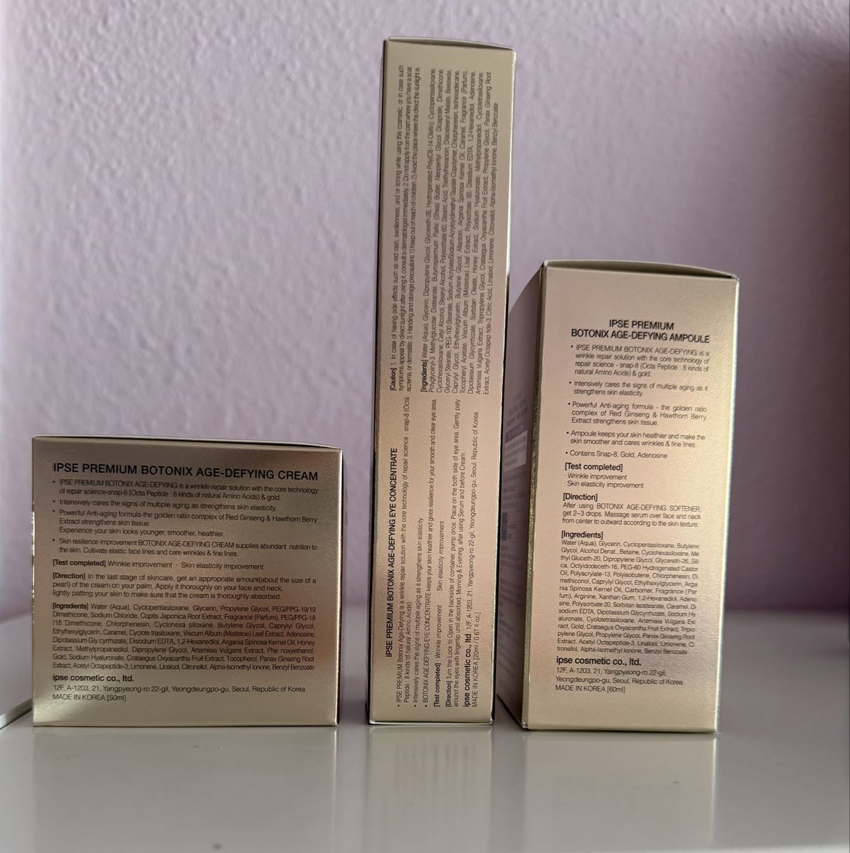 Cura del viso: Skincare coréenne, IPSE Botonix Age-defying – Nuovo e nell'imballaggio originale da Genève venduto da len_5q5n 3