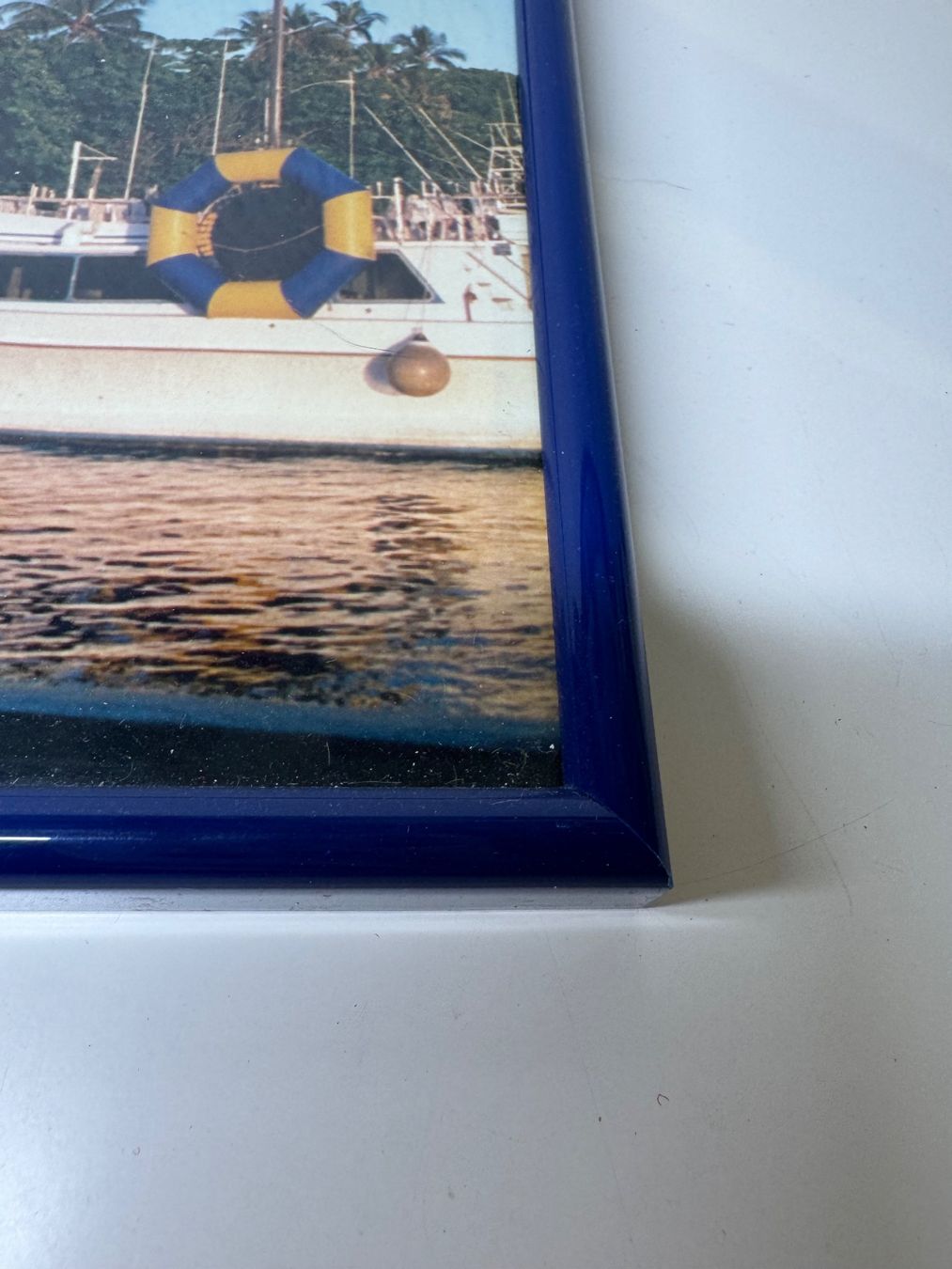 Cornici: Blauer Bilderrahmen 20x31 cm mit Bild – Usato da Grosswangen venduto da Second_hand_paradise 3