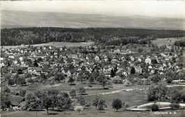 Affoltern a Albis ZH Flugaufnahme  Nr.7270 , ca.1940