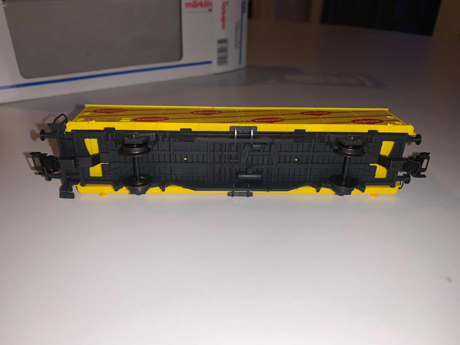 Märklin Modellini di ferrovie: 4 Stk. Märklin Maggie Güterwagen der SBB CFF FFS – Usato da Luzern venduto da FRT93 7