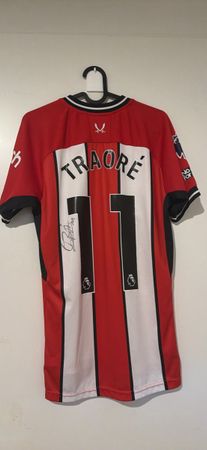 Ex fc basel spieler traore Matchworn Sheffield utd Trikot 