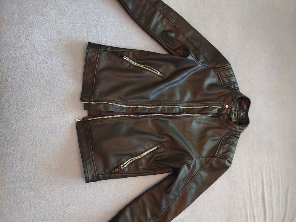 Luxus Pull And Bear Lederjacke Ebenbild