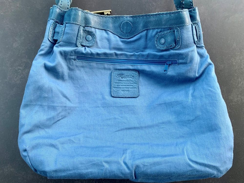 Fossil Taschen: FOSSIL-Tasche, petrol, Leder, neuwertig – Neu (gemäss Beschreibung) aus Laufen von Gwitterchischte 3