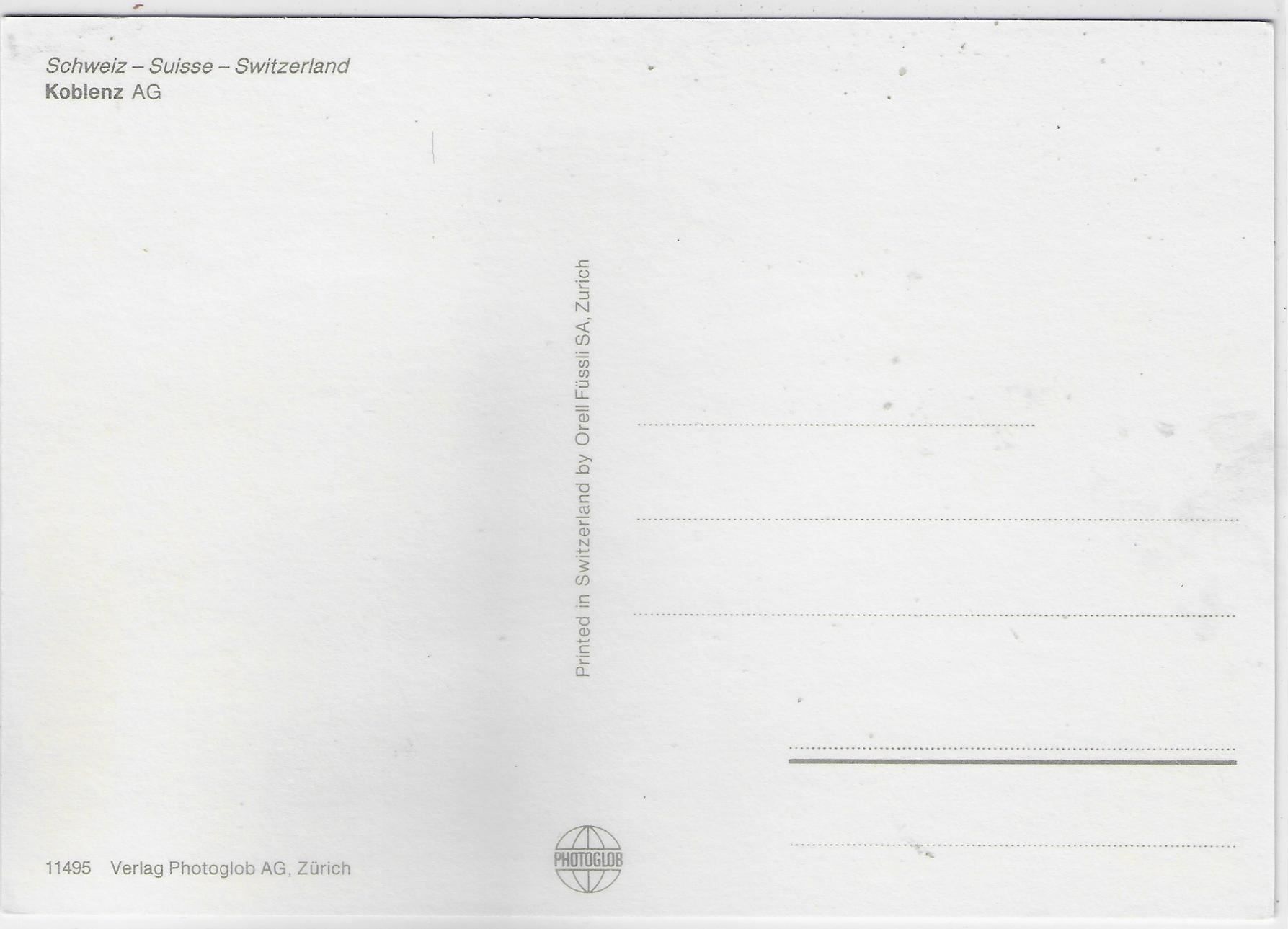 Cartoline postali: Flugaufnahme Koblenz AG – Usato da Ettingen venduto da Kartenplanet 1