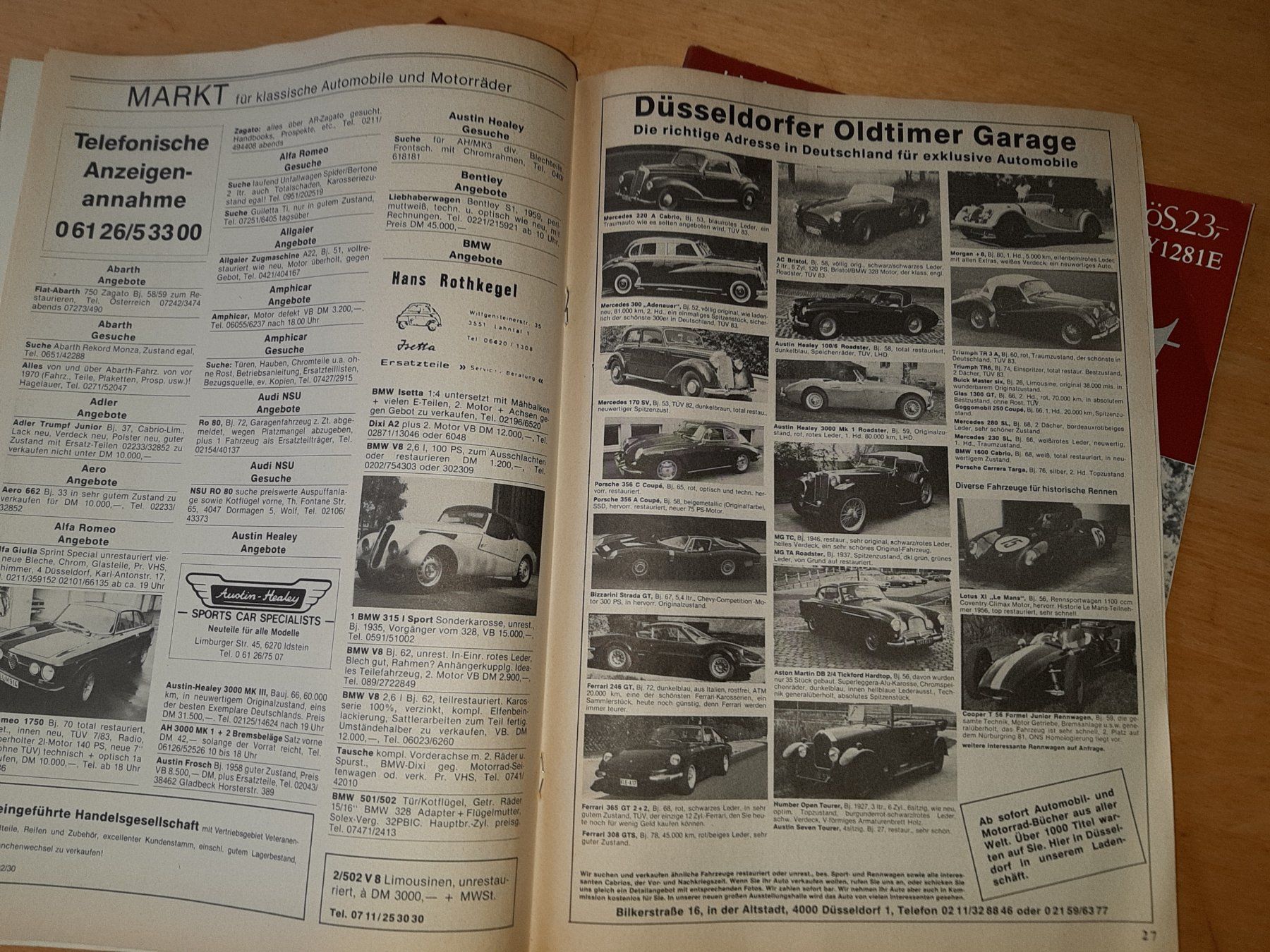 Riviste & Magazine: Oldtimer Markt Magazine Januar/Februar 1982, 1981 – Usato da Rotkreuz venduto da nigal 7
