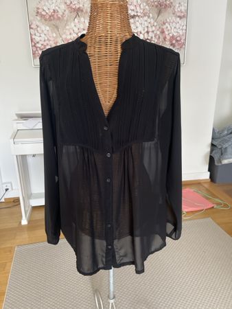 Elegante Chiffonbluse mit Falten, Casablanca, 42