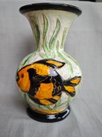 Vintage Vallauris Keramik Vase – "FASE" (Fisch-Motiv)