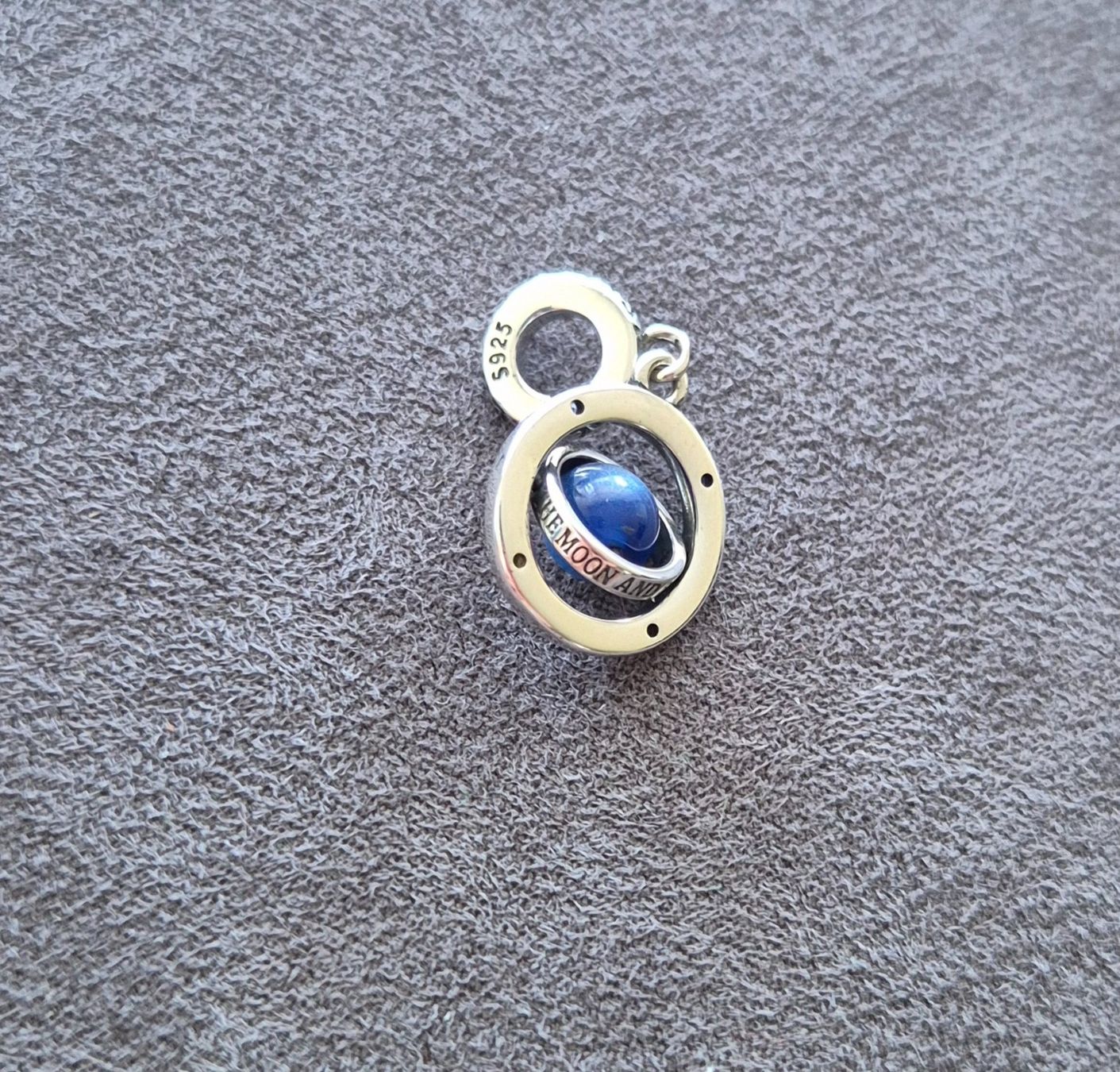 Ciondoli: Silber Charm drehbare Galaxy +Garantie – Nuovo (secondo la descrizione) da Rotkreuz venduto da Carbone_Bijou-Shop 1