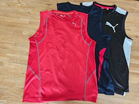 Tank-Top / Puma TCM, 3 Sport Shirts, Grösse M / 48-50  Occ.!