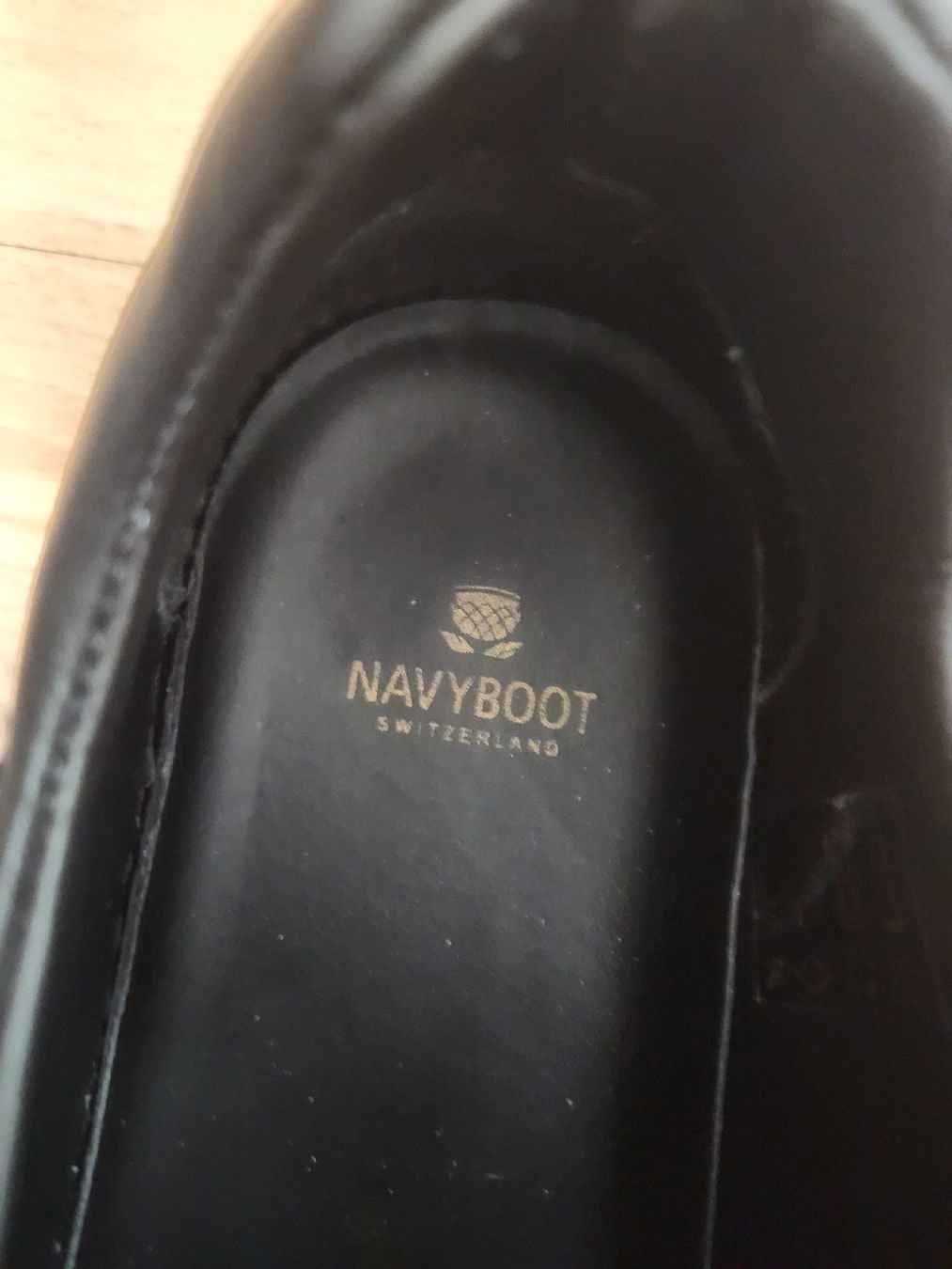 Navyboot Scarpe da uomo: Baskets Navyboot cuir et laine noir 42.5 – Usato da Niedergösgen venduto da Eva2410 5