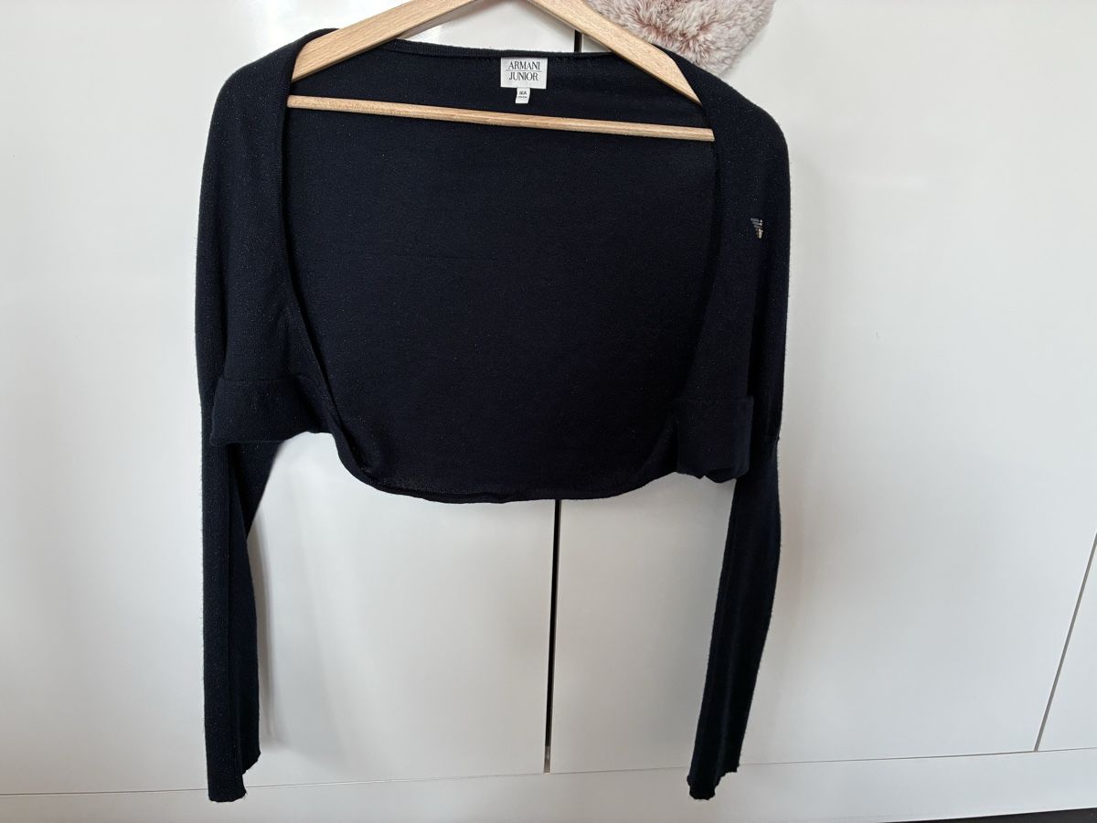 Armani Giacche & Cappotti: LIKE NEW!!! Armani scaldacuore blu scuro e lurex – Usato da Rüschlikon venduto da ant_5v7g