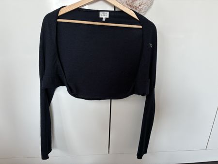 LIKE NEW!!! Armani scaldacuore blu scuro e lurex