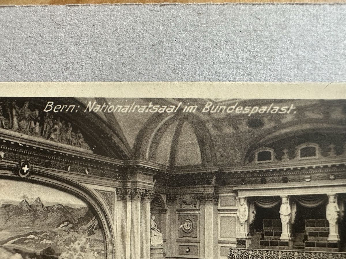 Ansichtskarten: AK v. 1914: Bern im Bundespalast – Gebraucht aus Frauenfeld von aluma14 7
