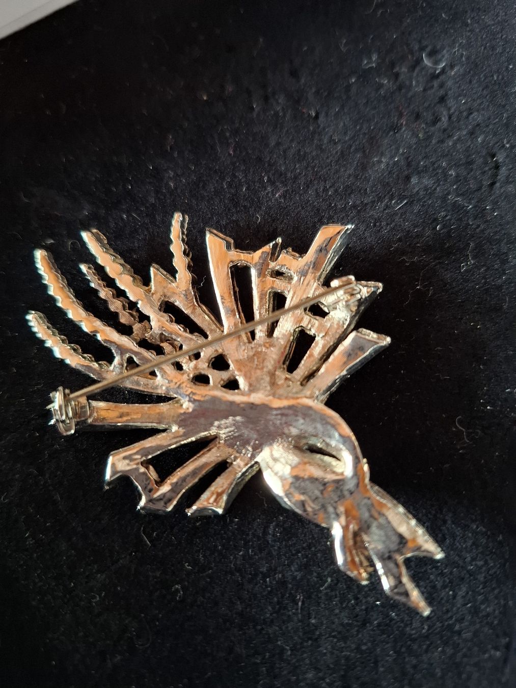 Broches & Aiguilles: VINTAGE BROSCHE STILISIERTE BLUME – Neuf (Voir description) à Gretzenbach par schibaya 3