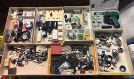 Elektronik Bauteile Schalter Stecker Lampenfassungen konv...