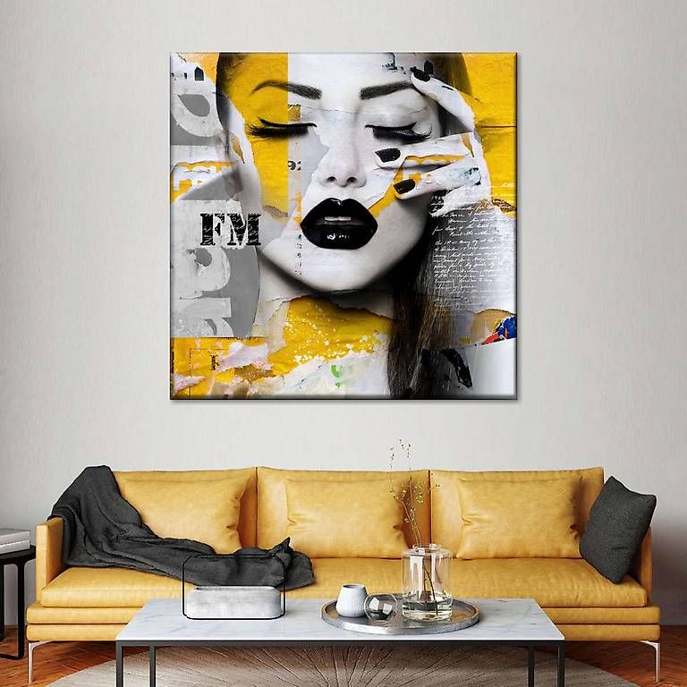 Foto & Immagini: Leinwandbild "FM" Pop-Art Collage – Usato da Kilchberg ZH venduto da yoa_7ndh 1