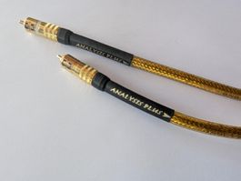 Golden Oval von Analasys Plus - High-End Cinch-Kabel - 60cm