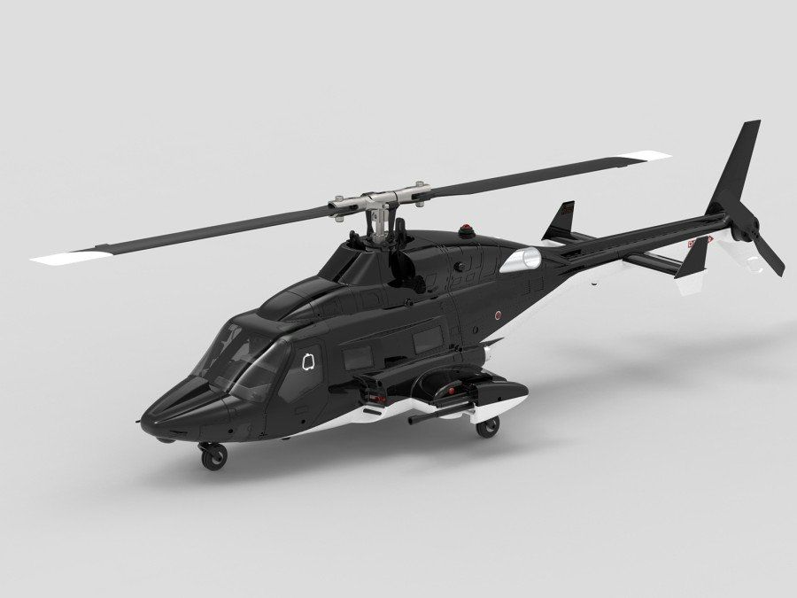 Modellismo RC: Scale Helicopter Airwolf - 6-Achs Gyro - GPS RTF-Set – Nuovo e nell'imballaggio originale da Entlebuch venduto da Hebu 1
