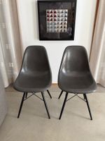 2x Vitra Eames Fiberglass Side Chair DSW
