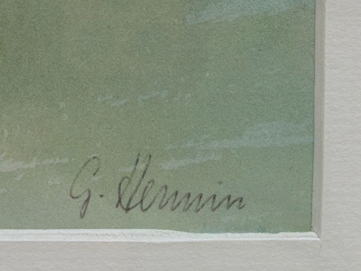 Dipinti: Gilbert Hennin, Aquarell, Landschaft. – Usato da Biberist venduto da Momo33 4
