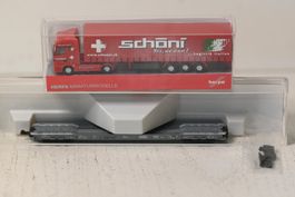 Hupac Wagen Schöni    Fleischmann Spur N mit OVP