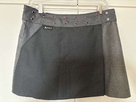 Moshiki Minirock, Grau Idealer Herbst Look!