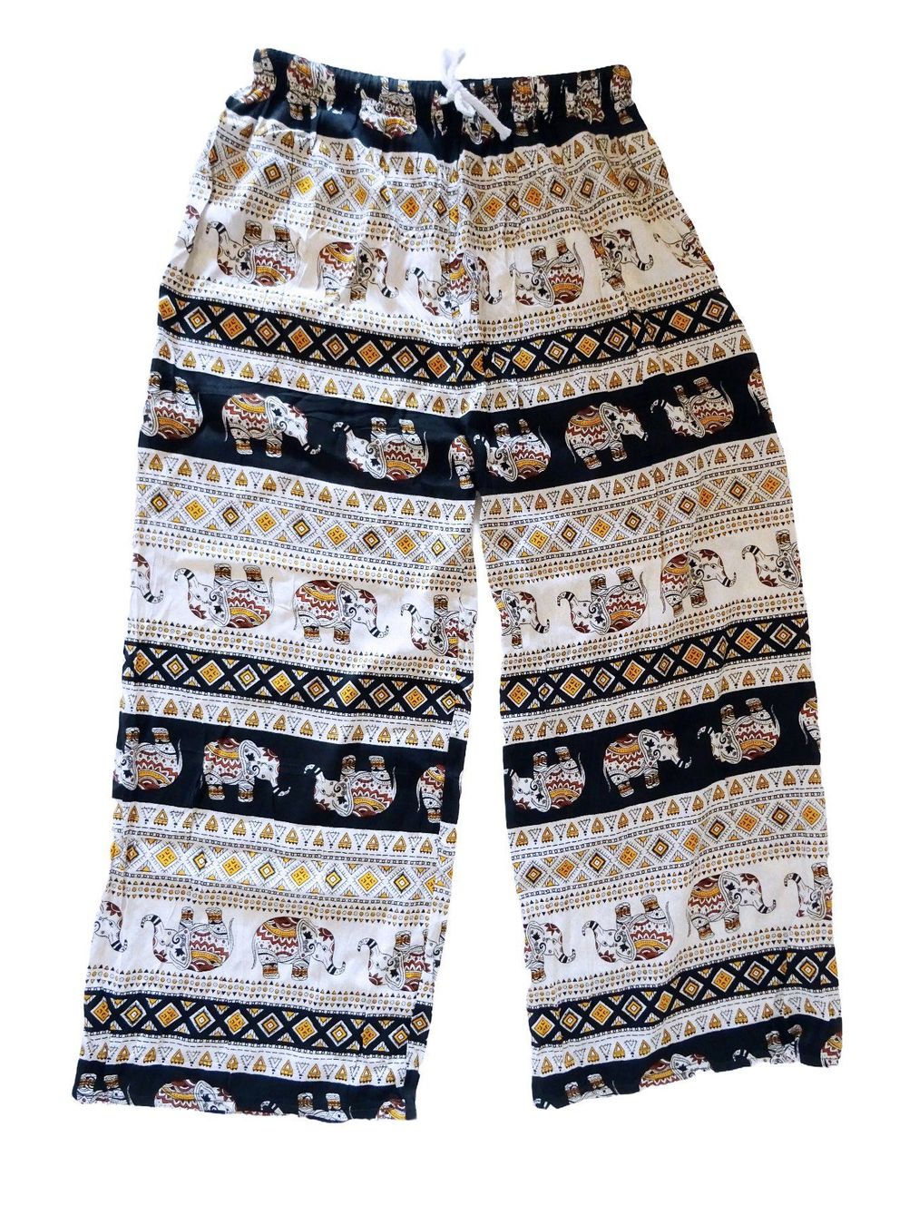 Pantaloni: Leichte Freizeithose im Boho-Stil - Viskose Grösse 38 – Nuovo (secondo la descrizione) da Zürich venduto da pet_gcy9 1