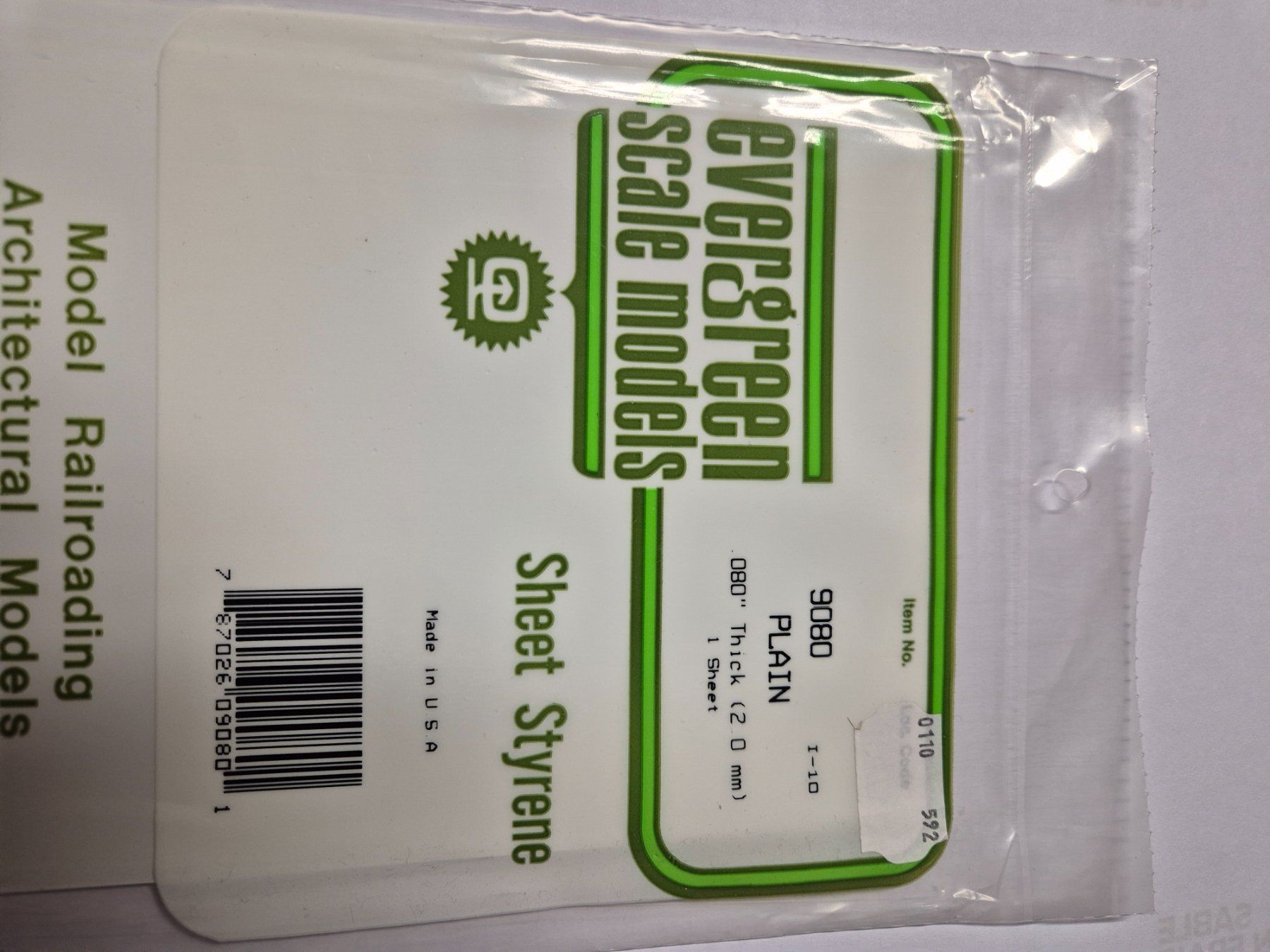Kit di modellismo & Modellini statici: Evergreen  plaque pour modélisme – Usato da Moutier venduto da cat365