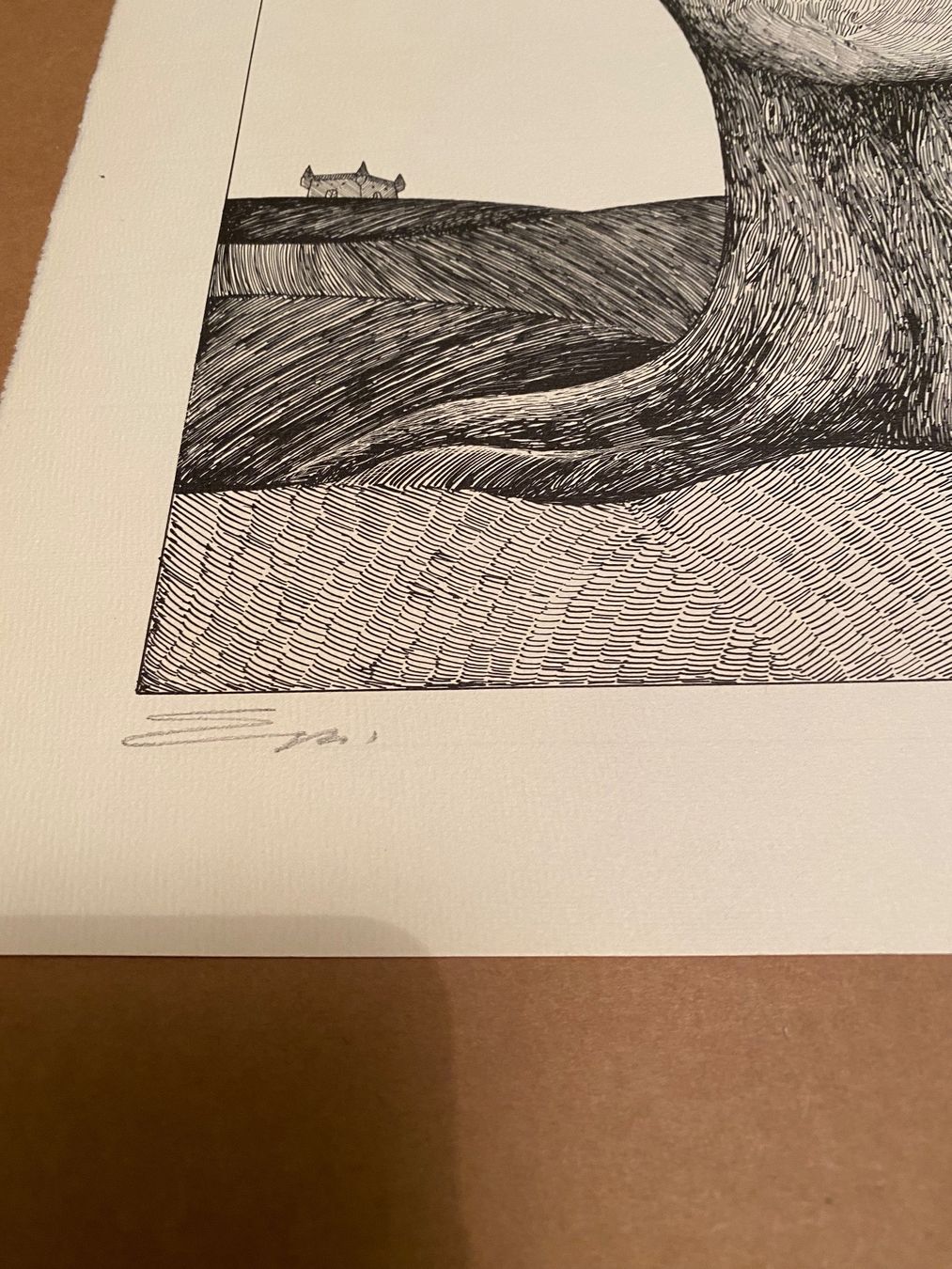 Grafiken & Lithographien: Wunderschöne Surrealistische Grafik H.D.Krüger – Gebraucht aus Münchwilen TG von Mercurius63 1