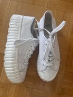 Coole weisse H&M Plateauschuhe, Grösse 37
