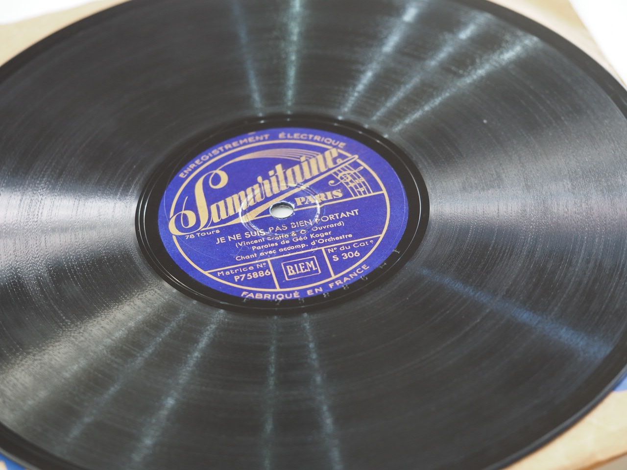 Dischi in vinile: DISQUES 78 TOURS – Usato da Lausanne venduto da Leag 3