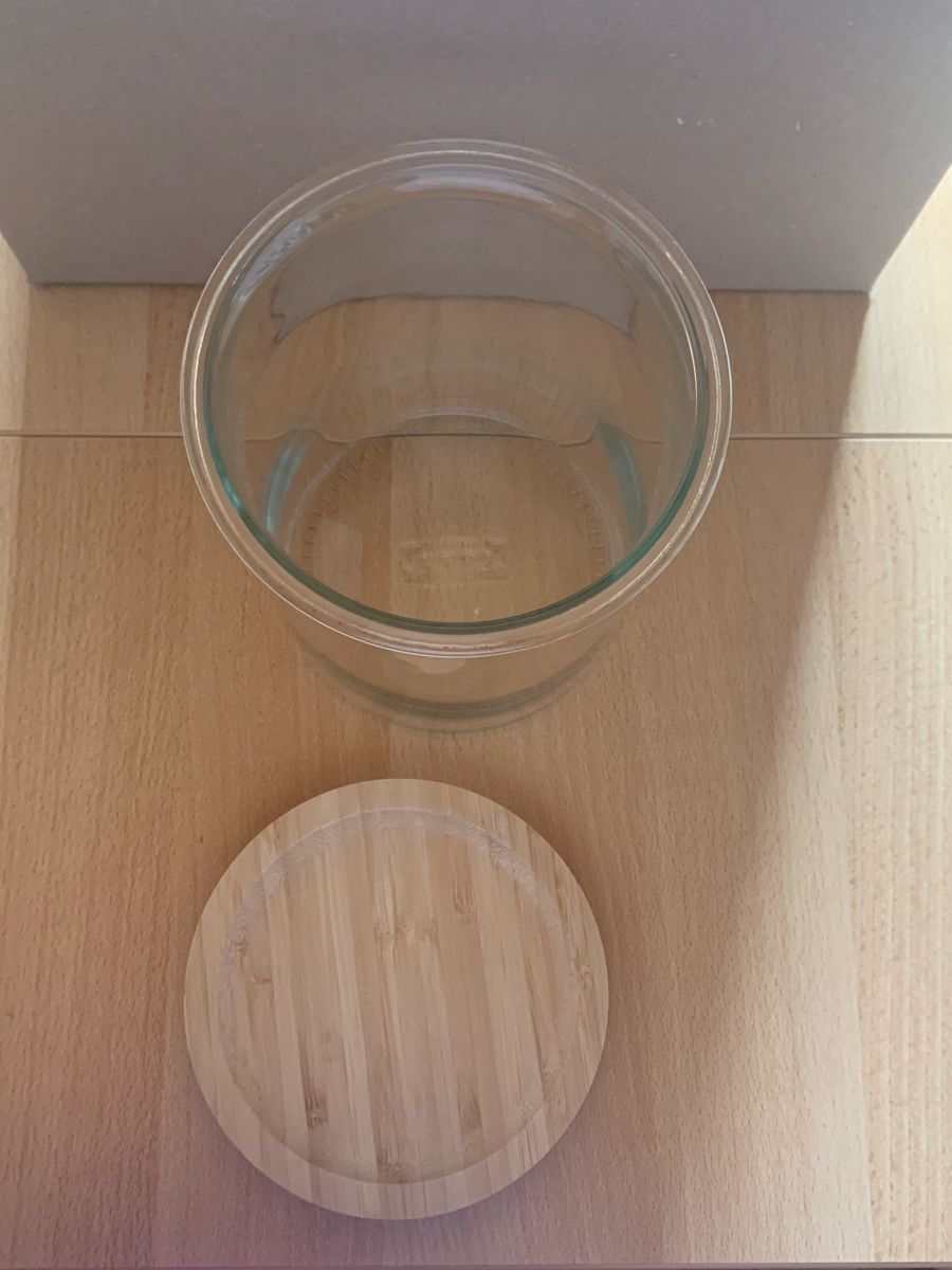 Ikea Contenitori & Simili: Vorratsglas Glas mit Holzdeckel 1 Stück – Usato da Laufen venduto da Twingi33 2